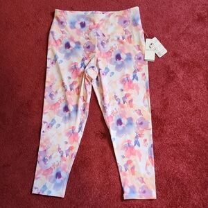 Apana Multi Color Yoga Pants, Large.